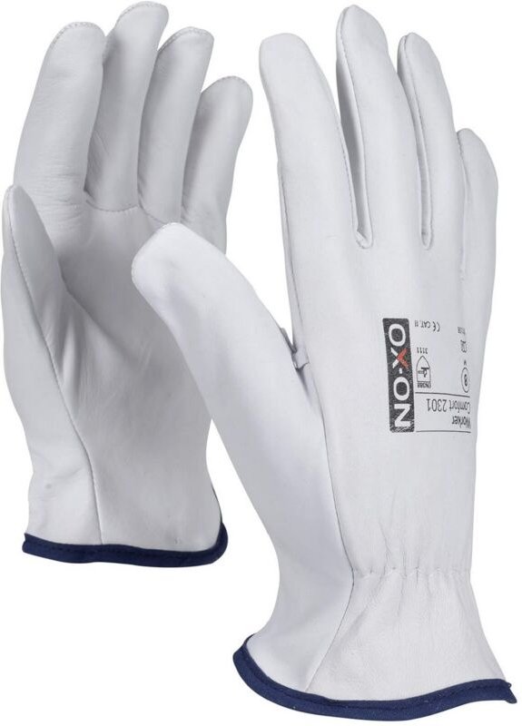 Worker Comfort 2301, Lederhandschuhe, Größe (10/XL), 1 Paar - Ox-on