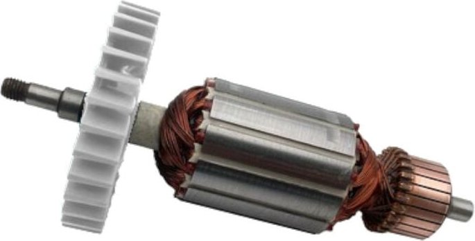 Trade-Shop Anker Rotor Motor Ersatzteil mit Lüfter kompatibel mit Makita GA 5010, GA 5020, GA 6010, GA 6020, GA 5010 Z, ...