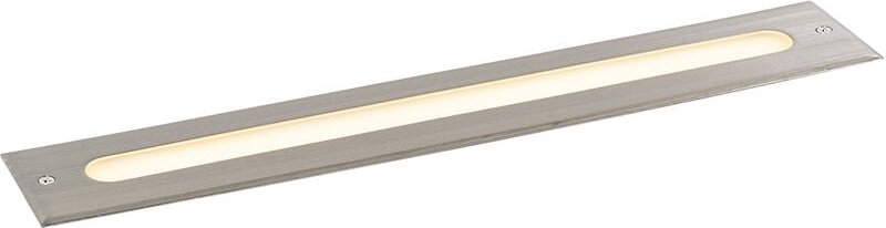 Moderner Bodenstrahler Stahl 50 cm inkl. LED IP65 - Eline