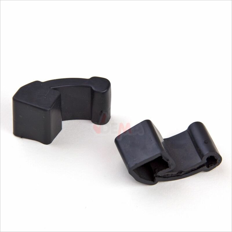 Abdeckkappen für Alu Griffleiste 2 Stück Abdeckkappen Schutzleiste Gummi Schutz Abdeckung