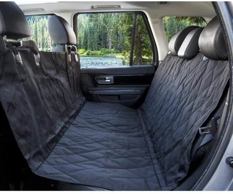 Sitzbezug Rücksitzbezüge für Autos Wasserdichter Bankschutz Hundereisehängematte 137147cm Schwarz