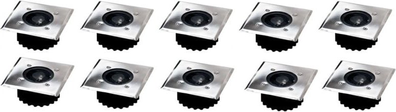 10x LED Solar-Bodeneinbauleuchte Bodenstrahler Bodeneinbaustrahler Solarlampe 10x LED Solar-Bodeneinbauleuchte Bodenstra...