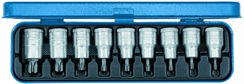 Steckschlüssel-Bit-Einsatz-Set 1/2' (12.5 mm) 9teilig 6158970 - Gedore