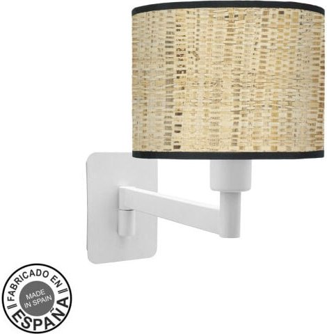 Fashion Wandleuchte 1xe14 weiß/dunkelbraun 26x17x28 cm