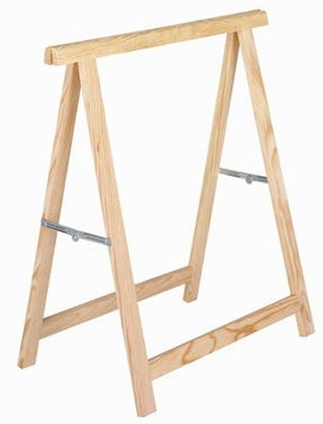 Klappbare Holzstaffelei für Zimmerei und Heimwerker 74x73,5 cm Ideal zum Zusammenbauen von Brettern und zum Schneiden vo...