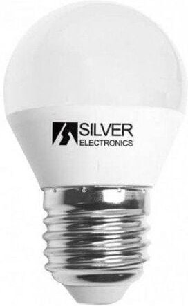 Silver Electronics - Sphärische LED-Glühbirne E27 7W Warmes Licht 3000K