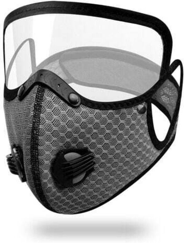 1PC Grau Einteilige Staubmaske Holzbearbeitung Bau Mähen Schleifen Gartenarbeit Reinigung Malerei Sägen und Schleifen