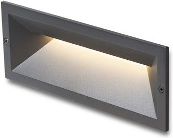 Einbau-Außenwandleuchte ragg weiß 230V led 12W IP65 3000K