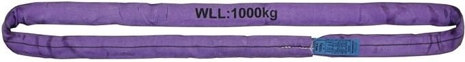 Rundschlinge din en 1492-2 Umfang 2 m violett Tragf. einf. 1000 kg