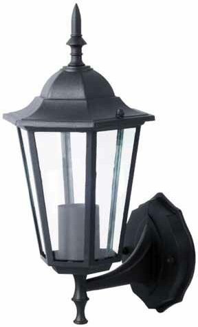 LED-Laternenlampe E27 Lampenfassung Aufwärtsmontage Schwarz IP44 - V-tac