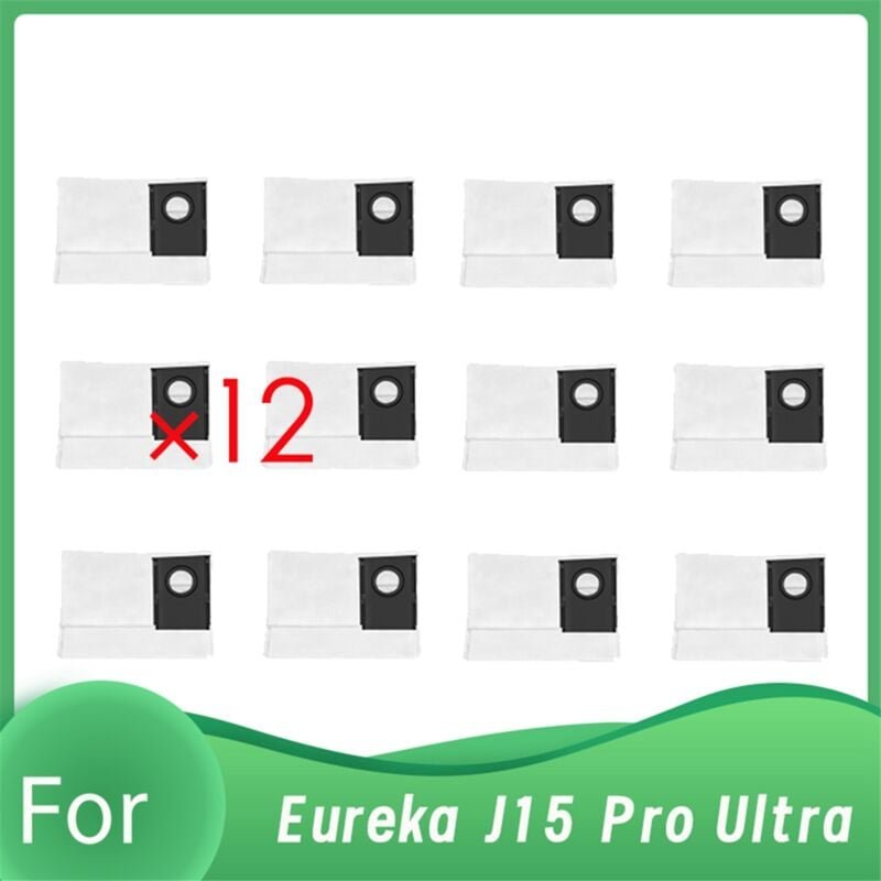 12 Stück für J15 Pro Ultra Staubsauger-Staubbeutel-Design