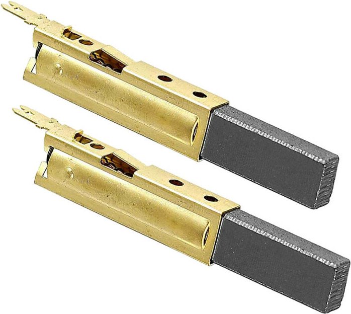 Trade-shop - 2x Kohlebürsten für Zelmer 308.2, 309.1 / Festo Festool Industriesauger Sauger Staubsauger 6,3x11x28mm