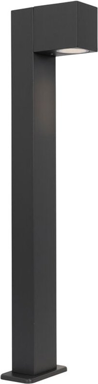 Qazqa - Industrielle Outdoor-Stehleuchte Dunkelgrau 65 cm IP44 - Baleno