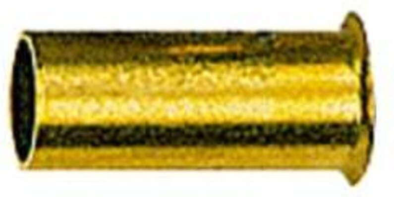 Verstärkungshülse, Rohr-Außen-Ø 4/2 mm, Messing blank - Riegler