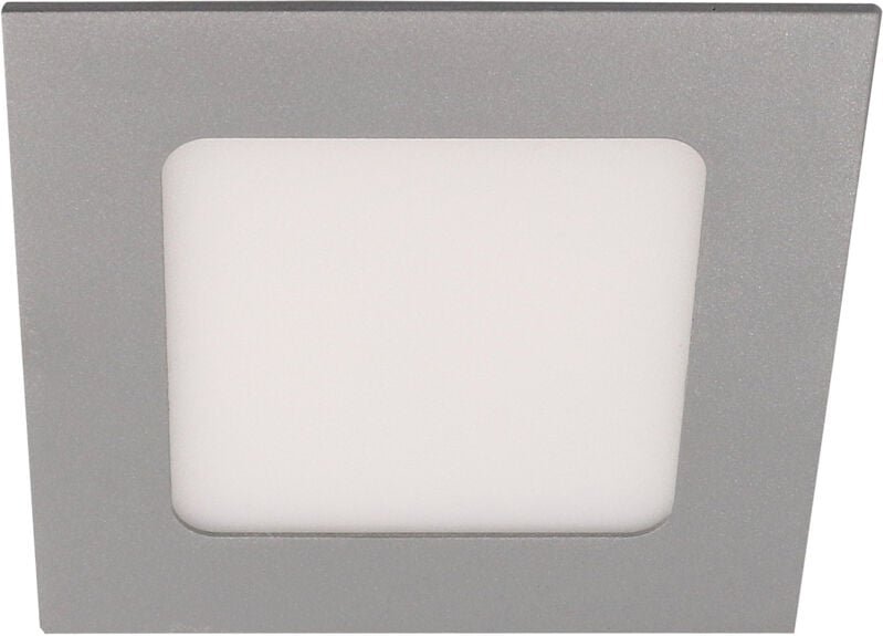 Forlight Lighting - Easy square downlight cuadrado con luz led blanco cálido 3000K en color gris