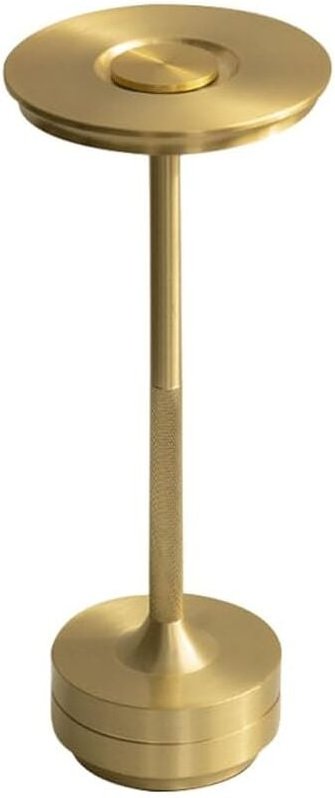 Tonchean - Kabellose Tischlampe mit Touch-Sensor – wiederaufladbarer Akku – 3 Farben – dimmbar – LED-Nachttischlampe für...