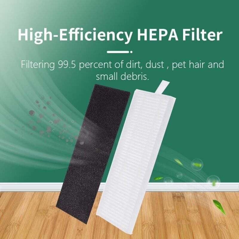 Alovez - 18er-Pack Zubehör für Ecovacs Deebot ozmo U2 DGN22 U2 Pro Roboterstaubsauger, 1 Hauptbürste, 6 Seitenbürsten, 6...