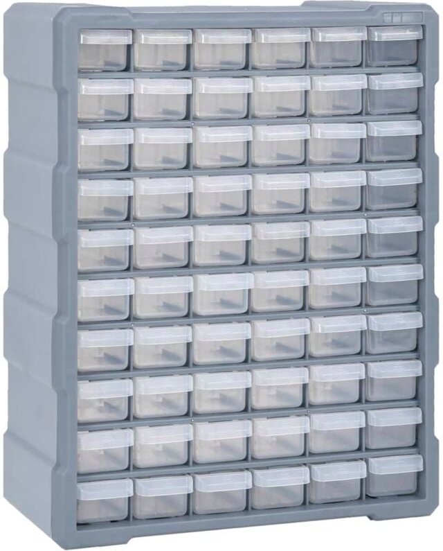 Multi-Schubladen-Organizer mit 60 Schubladen 38x16x47,5 cm Vidaxl