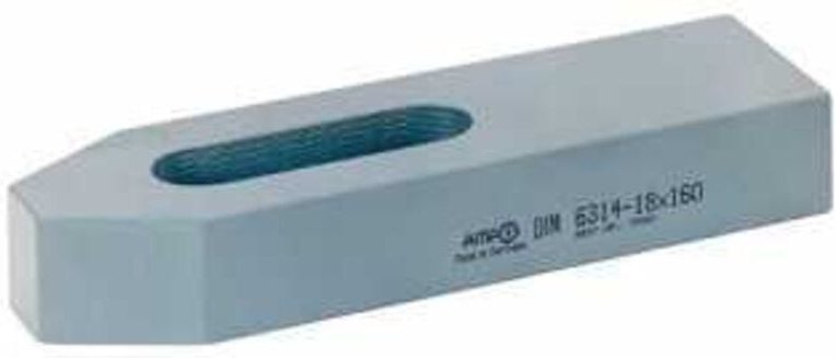 AMF - Spanneisen din 6314 einfach Nut 26 mm Länge 200 mm