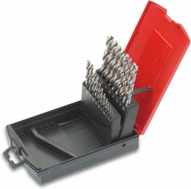 Cimco Spiralbohrer-Sortiment HSS 1-13/0,5 25Stk. 201354