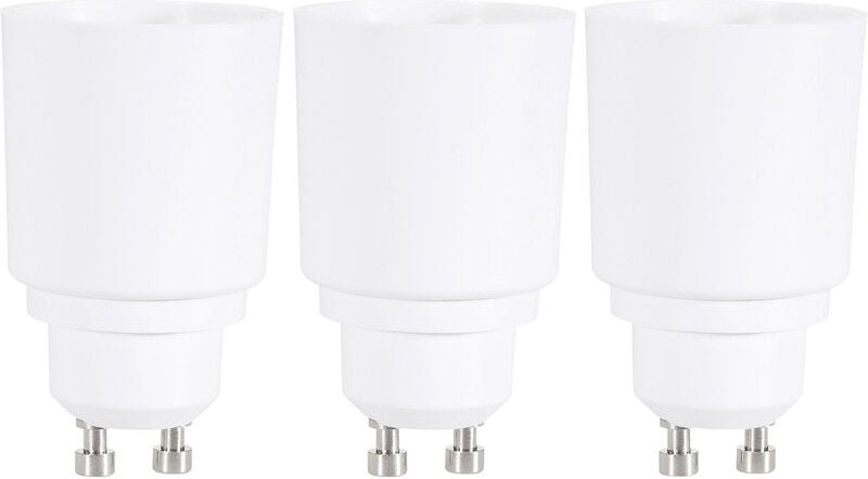 Renkforce - Lampenfassung-Adapter GU10 auf E27 97029c81g 3er Set 97029c81g 230 v 75 w