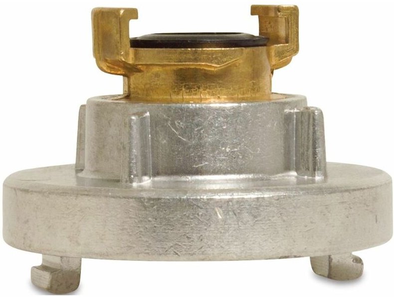 Bevo - Storz Adapter Übergangsstück mit Schnellkupplung Typ 52C - Aluminium/Messing