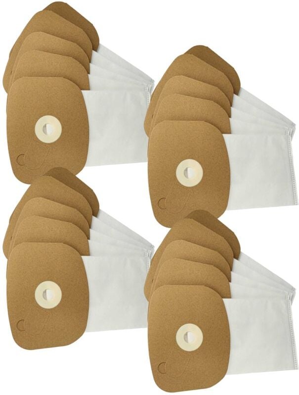 20x Staubbeutel kompatibel mit Sprintus BoostiX 36V, BoostiX, BoostiX iGo Staubsauger - Mikrovlies, 36cm x 17cm Weiß - V...