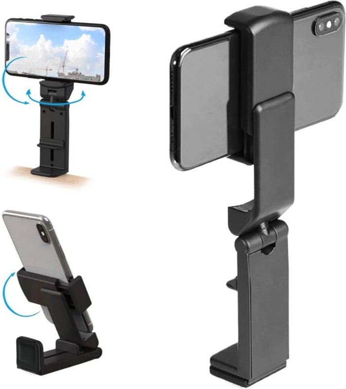 Flugzeug-Telefonhalter, Flugzeug-Telefonhalter, 360 ° rotierende einstellbare Telefonständer, Steh-/Clip-On-Flugzeughalt...