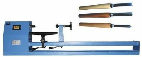 Drechselmaschine Drechselbank 1000 mit 3-tlg Drechselbeitel-Satz - Güde
