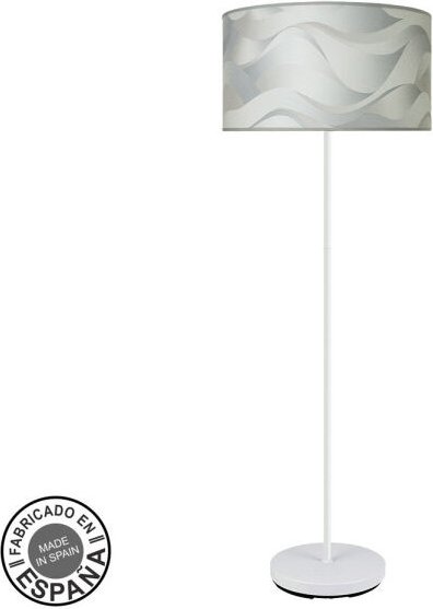 FABRILAMP Stehleuchte de Stehleuchte Moda 1xe27 Weiß/ola Grau