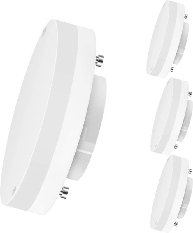 Aougo - GX53-LED-Lampen, 5 w, entspricht 40 w, 3000 k warmweißes Licht, 470 lm, geringer Verbrauch, nicht dimmbar – Pack...