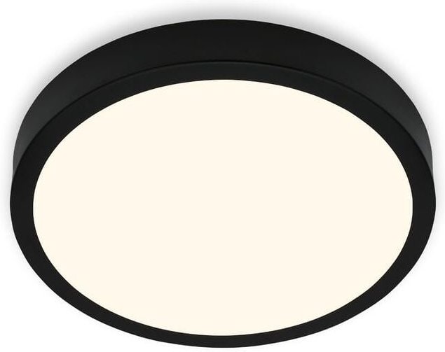 Brilo - led Deckenlampe Aufbauleuchte Werkstattlicht 4000K 16W Ø28cm schwarz ner