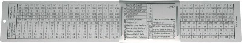 Thumbnail - DIN-Gewindeschieber 260 x 50 mm hp - Helios Preisser