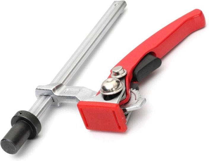 Hochleistungs-Ratschen-Werkbankklemme, Schnellspannvorrichtung für Holzbearbeitungstischmaterial für Basisdurchmesser 19...