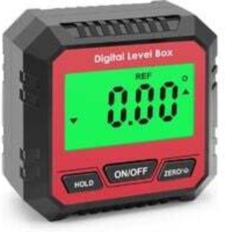 Ersandy - Digitaler Winkelmesser, LCD-Display, Winkelmesser, Neigungsmesser mit magnetischer Hintergrundbeleuchtung für ...