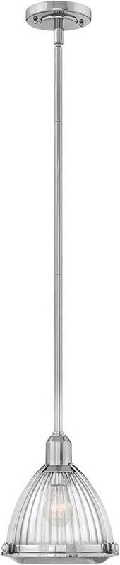 Elroy Hinkley 1 Light Pendelleuchte Nickel poliert