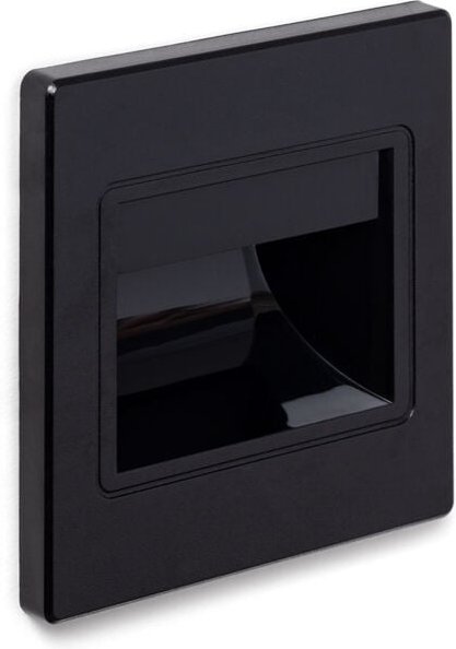 Efectoled - LED-Wandeinbauleuchte 1.5W Schwarz Randy 4000K Neutralweiß