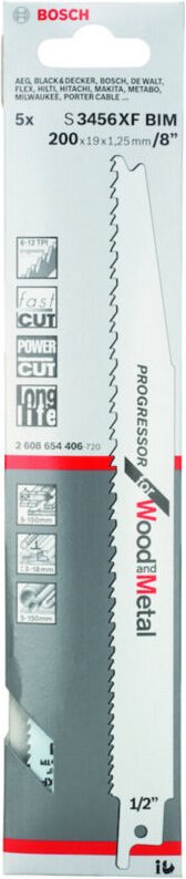 5 Säbelsägebl. s 3456 xf - 2608654406 - Bosch