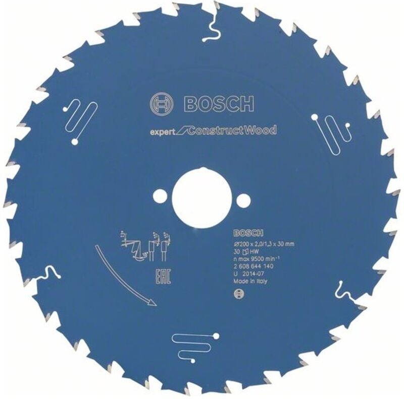Kreissägeblatt Expert for Construct Wood 200 x 30 x 2,0 mm, 30 - Bosch