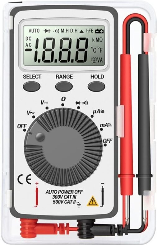 Tlily - AN101 Mini Digital Multimeter Multimetro Tester dc/ac Spannung Strom Lcr Meter Tasche Professionelle Tester