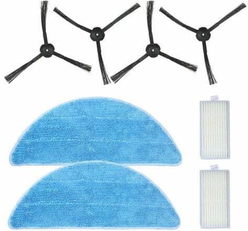 ILIFE 8-teiliges Staubsauger-Zubehör-Set, geeignet für ILIFE V5S/V3S/V3/V5 Pro Roboter-Staubsauger-Zubehör, Set