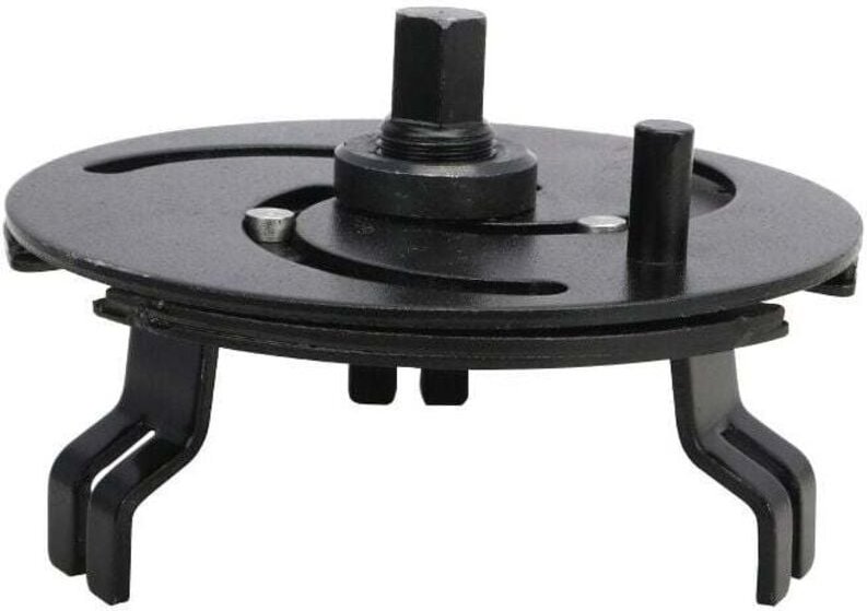 Aiperq - Verstellbarer Kraftstoffpumpendeckelschlüssel für Autos mit 3 Backen, 100–170 mm