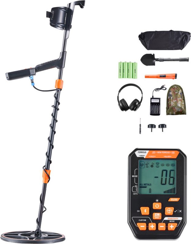 Mophorn Metalldetektor für Erwachsene 304,8 mm, professionelles mit 7 Modi, wasserdicht nach IP68, präziser mit Display,...