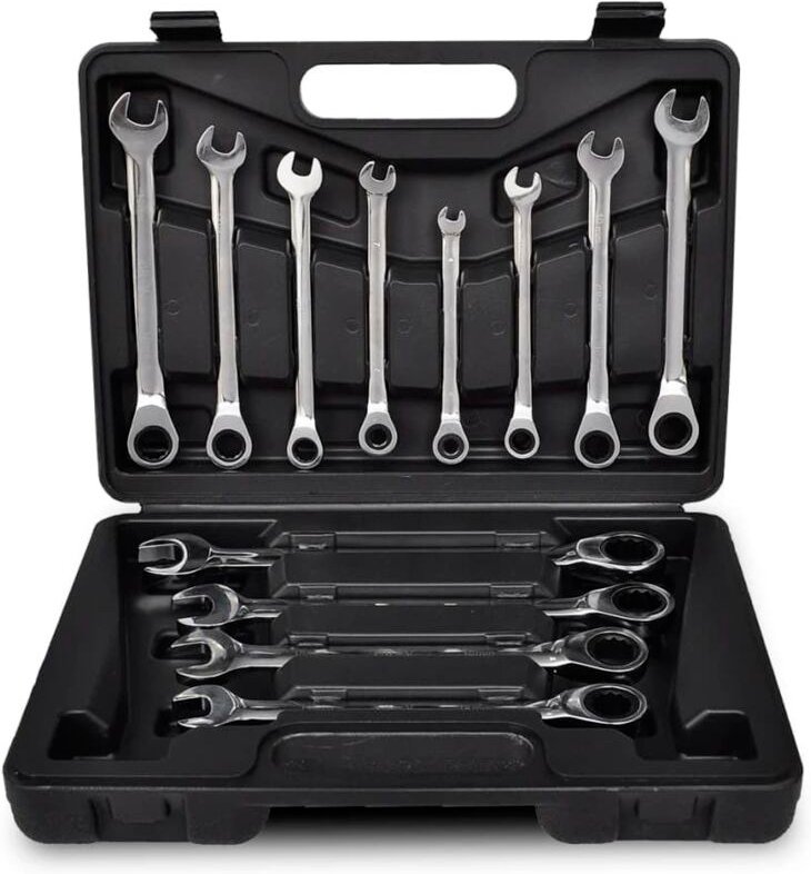 12-tlg. Ratschenschlüssel Set Vidaxl