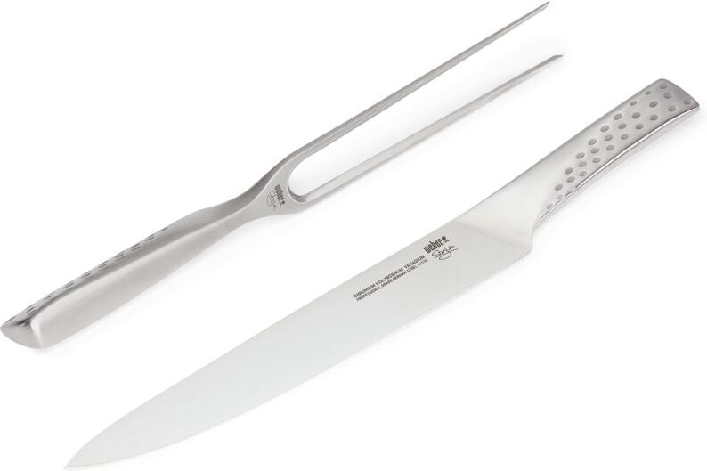 Deluxe Tranchierbesteck-Set Edelstahl - Weber