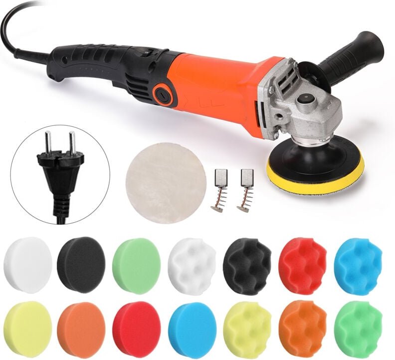 Zoternen - 1200W 220V Einstellbare Geschwindigkeit Elektrische Auto Polierer Wachsen Maschine Automobil Möbel Polieren W...