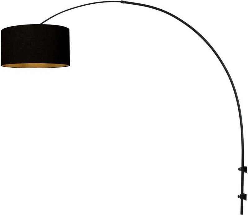 Wandleuchte - Sparkled Light - schwarz - leinen - Steinhauer