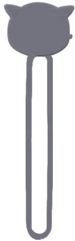 Silikon-Kabel-Organizer-Wickler grau