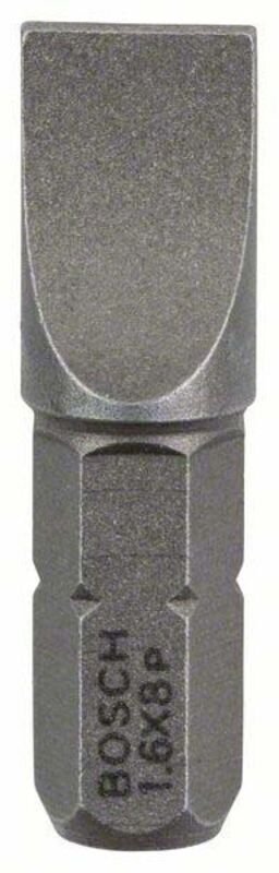 Bosch 3x Schrauberbit Extra-Hart, S 1,6 x 8,0, 25 mm - 2607001471