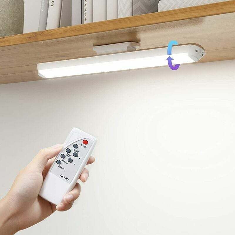 LED-Streifenleuchte und Spot für Küche und Schränke, 34 cm dimmbare Schrankleuchte mit Fernbedienung, berührungsempfindl...